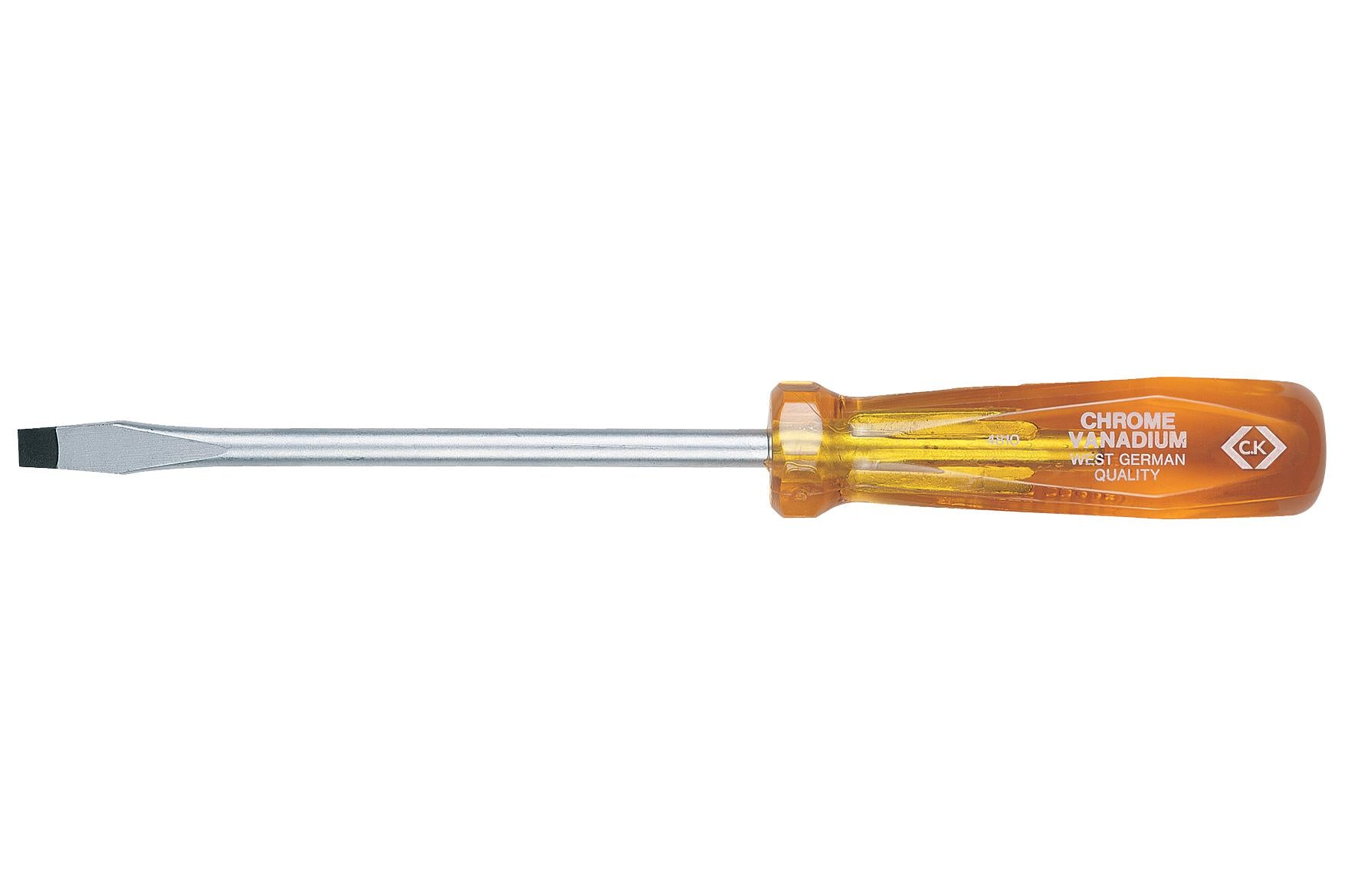 T4810 12 SCREWDRIVER, SLOTTED FLARED, 300MM CK TOOLS
