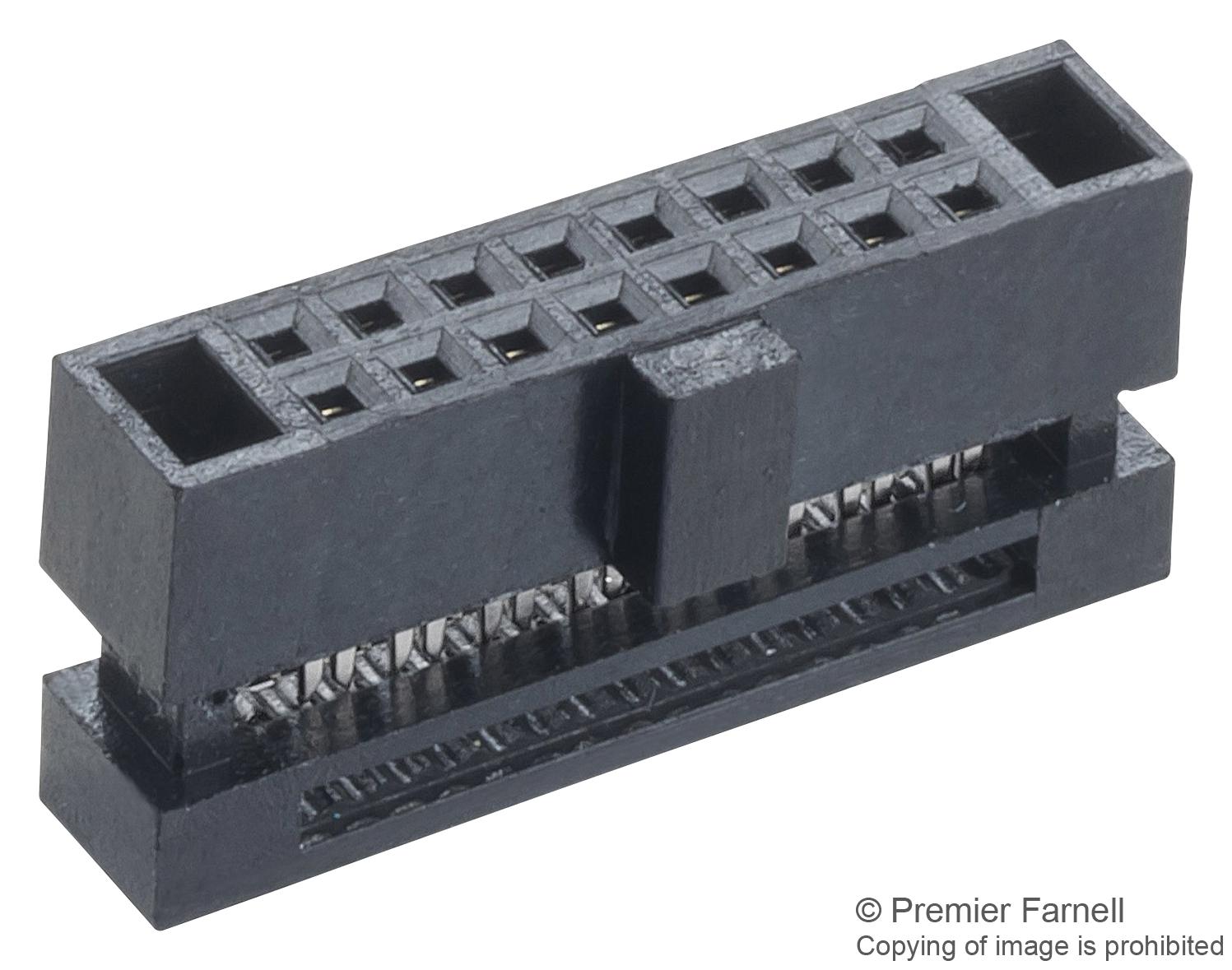 M50-3300842 CONNECTOR, RCPT, 16POS, 2ROW, 1.27MM HARWIN