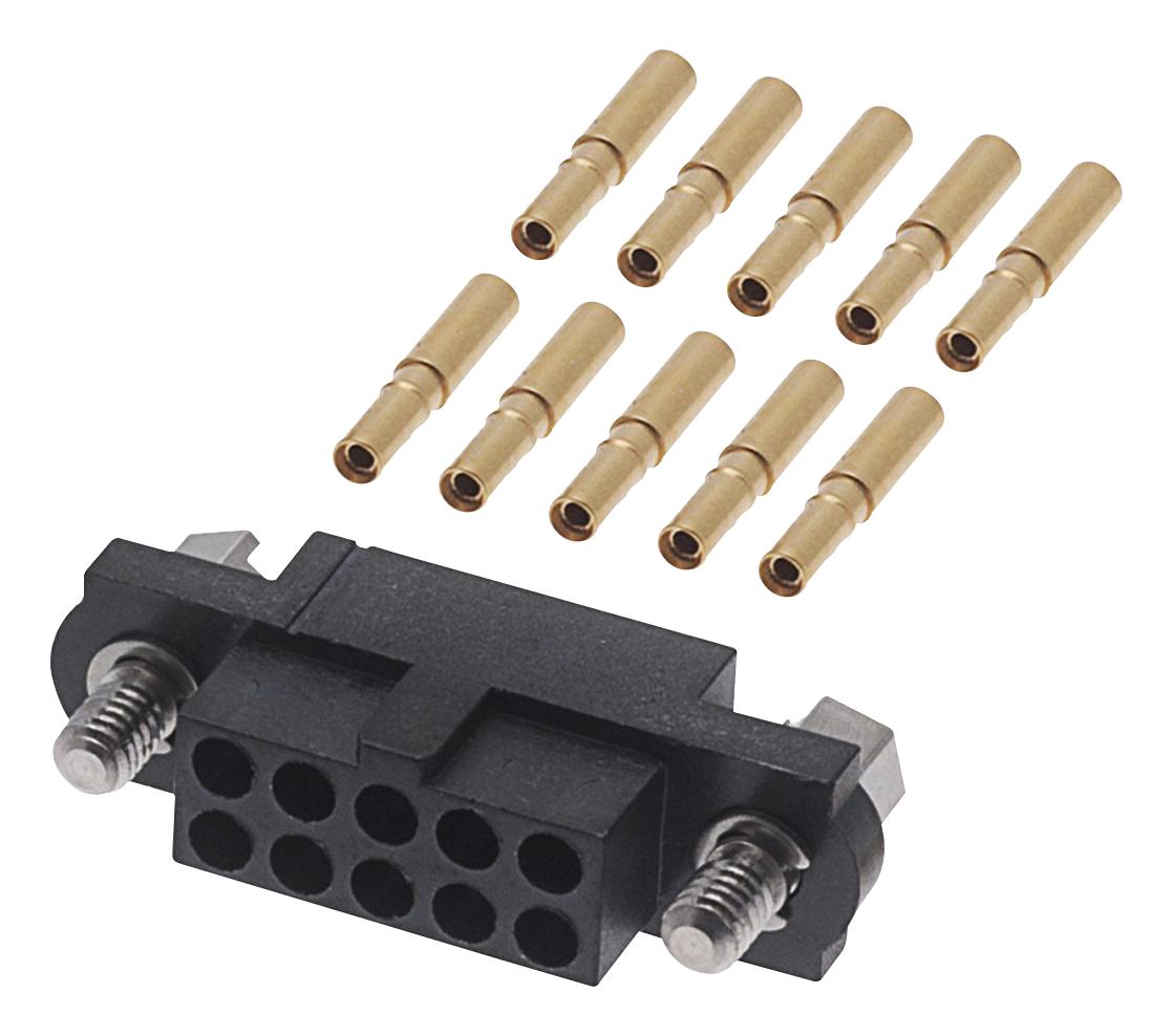 M80-4601005 CONNECTOR, RECEPTACLE, 10POS, 2ROW, 2MM HARWIN