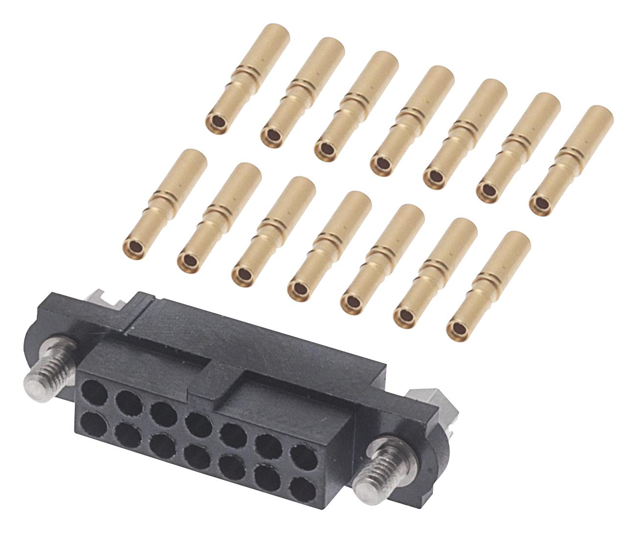 M80-4611405 CONNECTOR, RECEPTACLE, 14POS, 2ROW, 2MM HARWIN