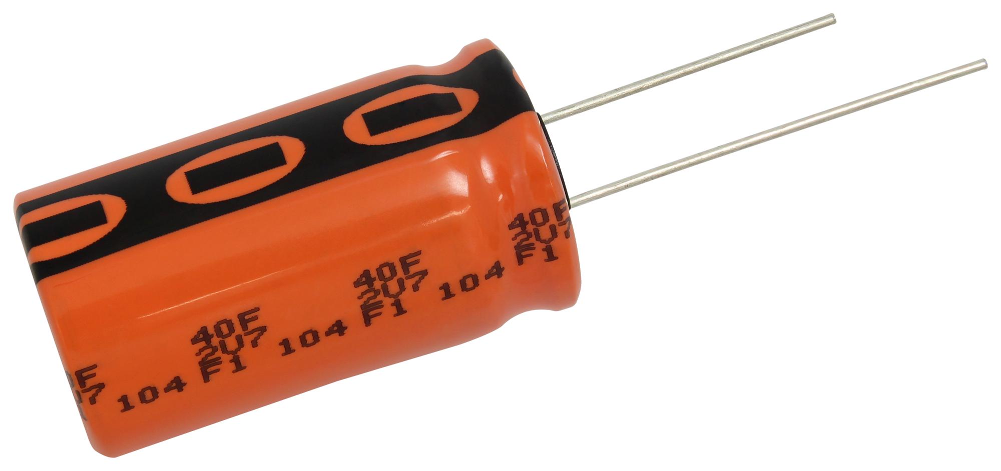 MAL222091008E3 CAP, 50F, 2.7V, DOUBLE LAYER, RADIAL VISHAY