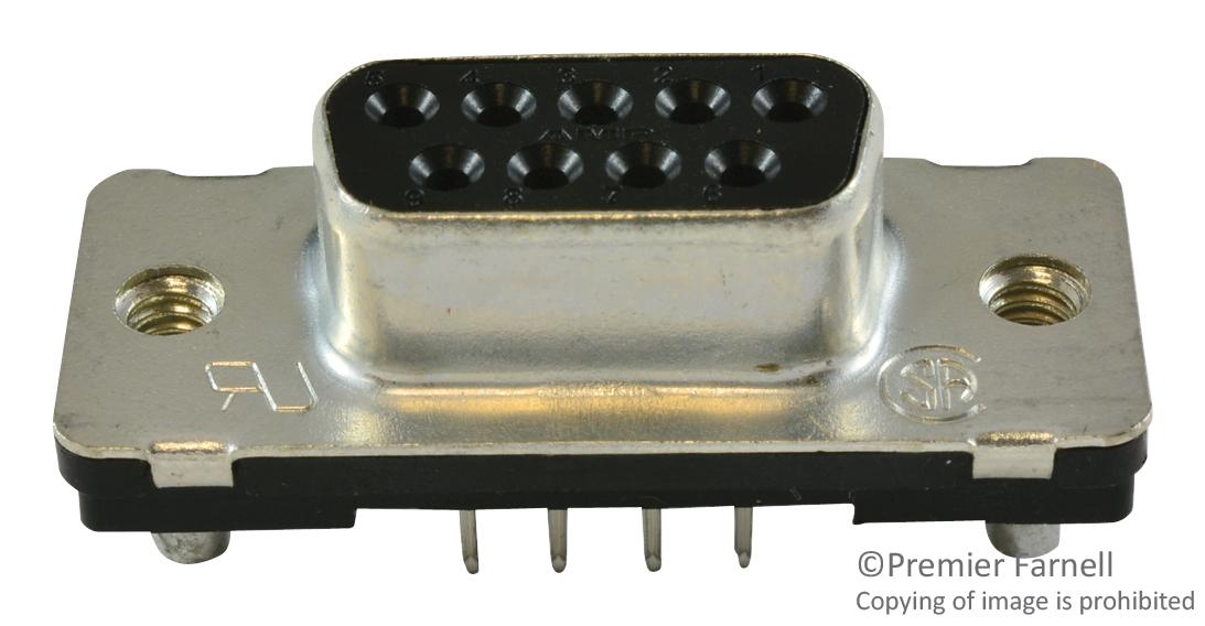 2-5747706-0 D-SUB CONNECTOR, RCPT, 9POS AMP - TE CONNECTIVITY