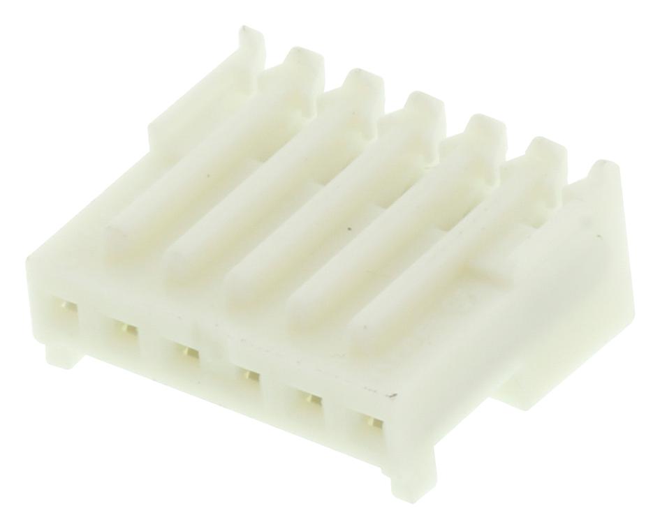 3-643814-6 CONNECTOR, RCPT, 6POS, 1ROW, 2.54MM AMP - TE CONNECTIVITY