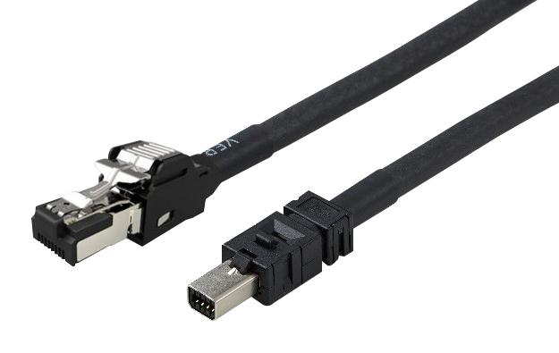 2-2205133-3 COMPUTER CABLE, MINI IO-RJ PLUG, 2M TE CONNECTIVITY
