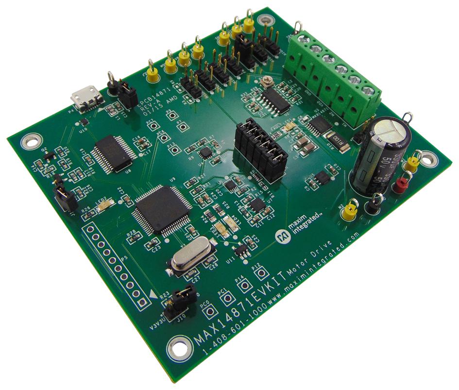 MAX14871EVKIT# EVALUATION BOARD, DC MOTOR DRIVE MAXIM INTEGRATED / ANALOG DEVICES