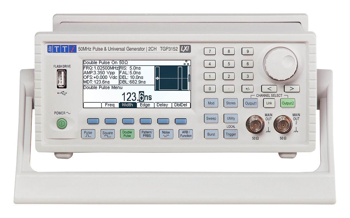 TGP3121 PULSE GENERATOR, 1-CH, ARB/FUNC, 25MHZ AIM-TTI INSTRUMENTS