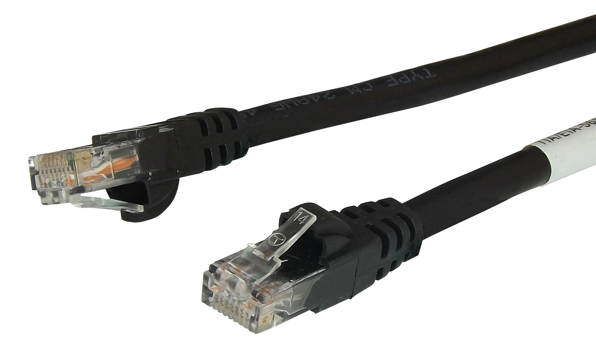 SP1BK PATCH CABLE, RJ45, CAT6, 1M, BLACK TUK