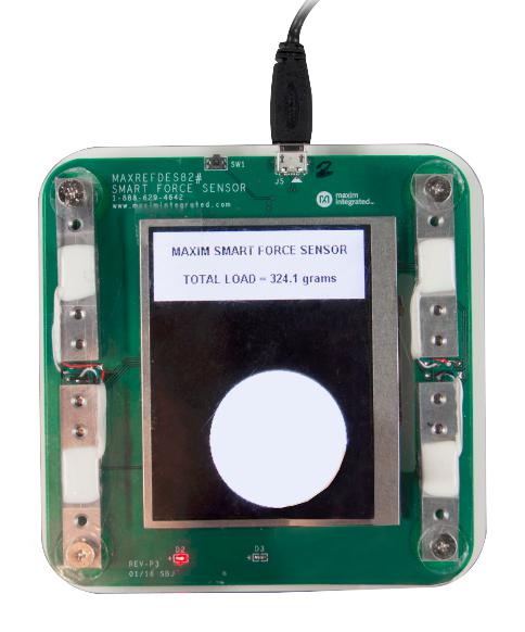 MAXREFDES82# REF DESIGN BOARD, SMART FORCE SENSOR MAXIM INTEGRATED / ANALOG DEVICES