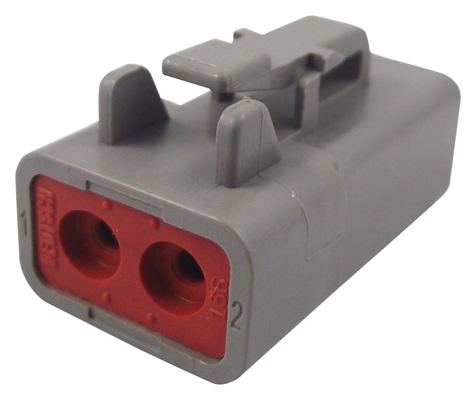 DTP06-2S AUTOMOTIVE HOUSING, PLUG, 2POS, 25A DEUTSCH - TE CONNECTIVITY