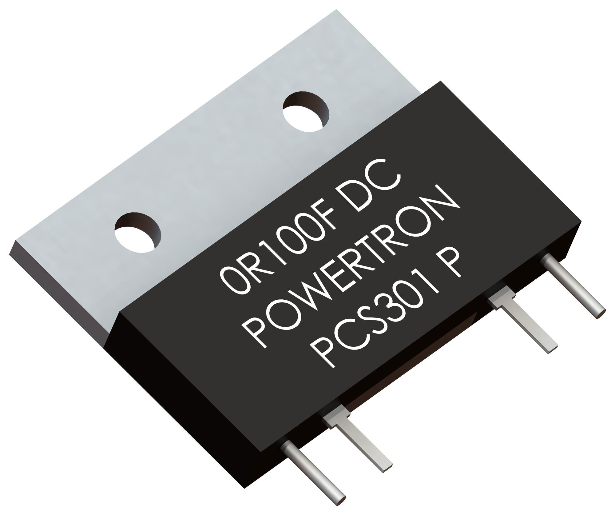 PCS 301 0R100 S 1% RES, 0R1, 1%, 30W, SIP, METAL FOIL POWERTRON