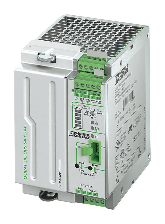 2320254 UPS, 24VDC, 120W, DINRAIL PHOENIX CONTACT