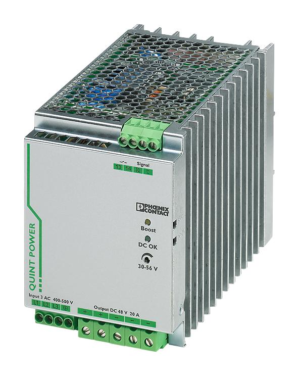 2320827 POWER SUPPLY, AC-DC, 48V, 20A PHOENIX CONTACT