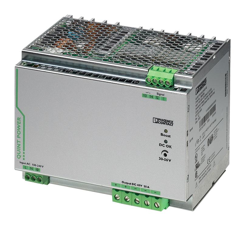 2866695 POWER SUPPLY, AC-DC, 48V, 20A PHOENIX CONTACT