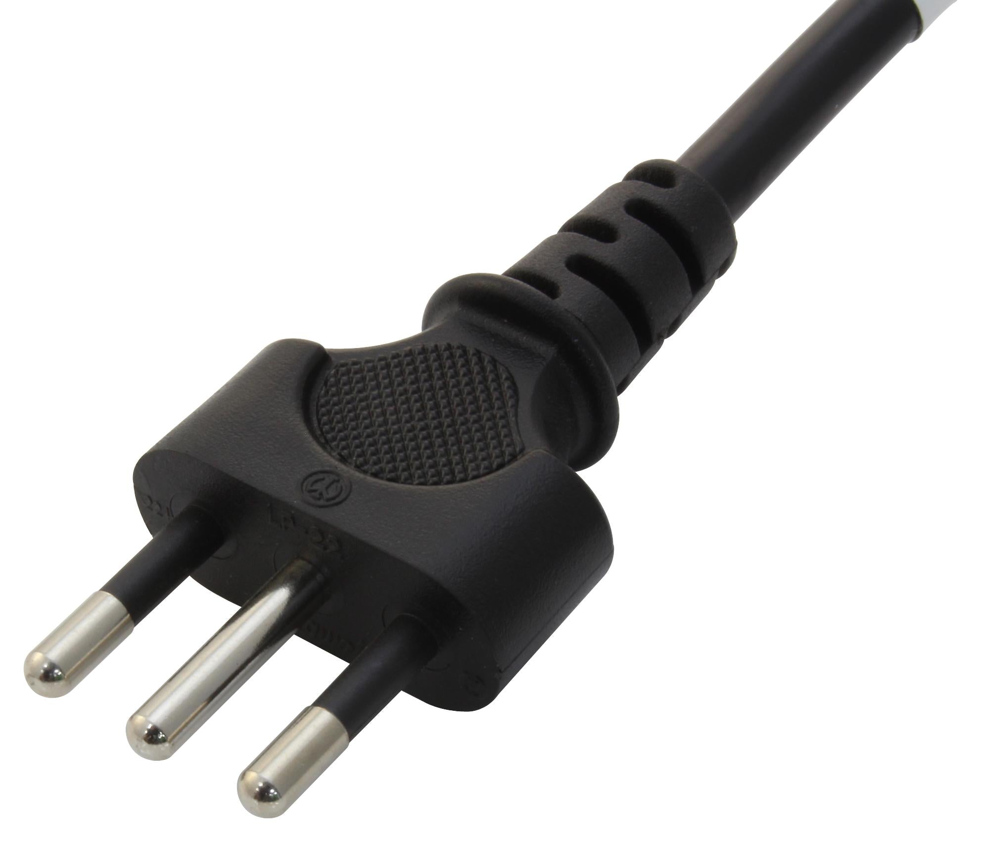 GW-151645 PWR CORD, ITALIAN PLUG-FREE END, 2M, BLK MULTICOMP PRO