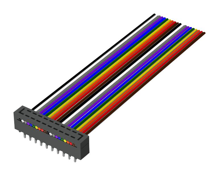 HCMD-12-T-06.00-01-N CABLE ASSY, 24P, IDC PLUG-RCPT, 152.4MM SAMTEC