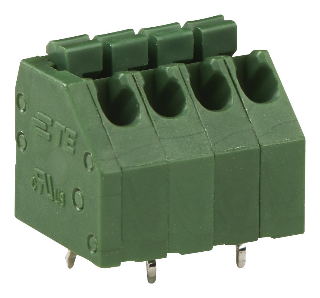 1-2834011-3 TB, WIRE TO BOARD, 3POS, 20-14AWG, GREEN TE CONNECTIVITY