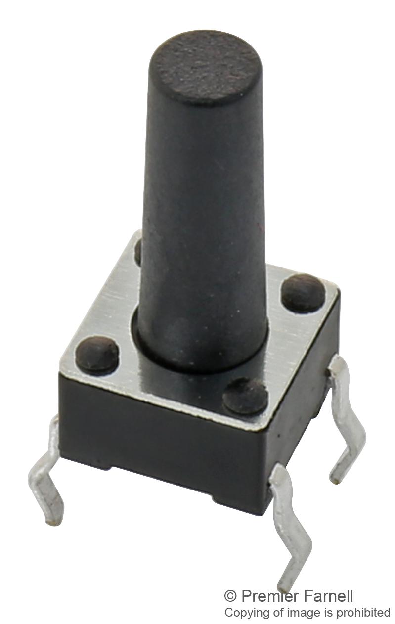 FSM14JHX TACTILE SWITCH, SPST-NO, 0.05A, 24V, TH ALCOSWITCH - TE CONNECTIVITY