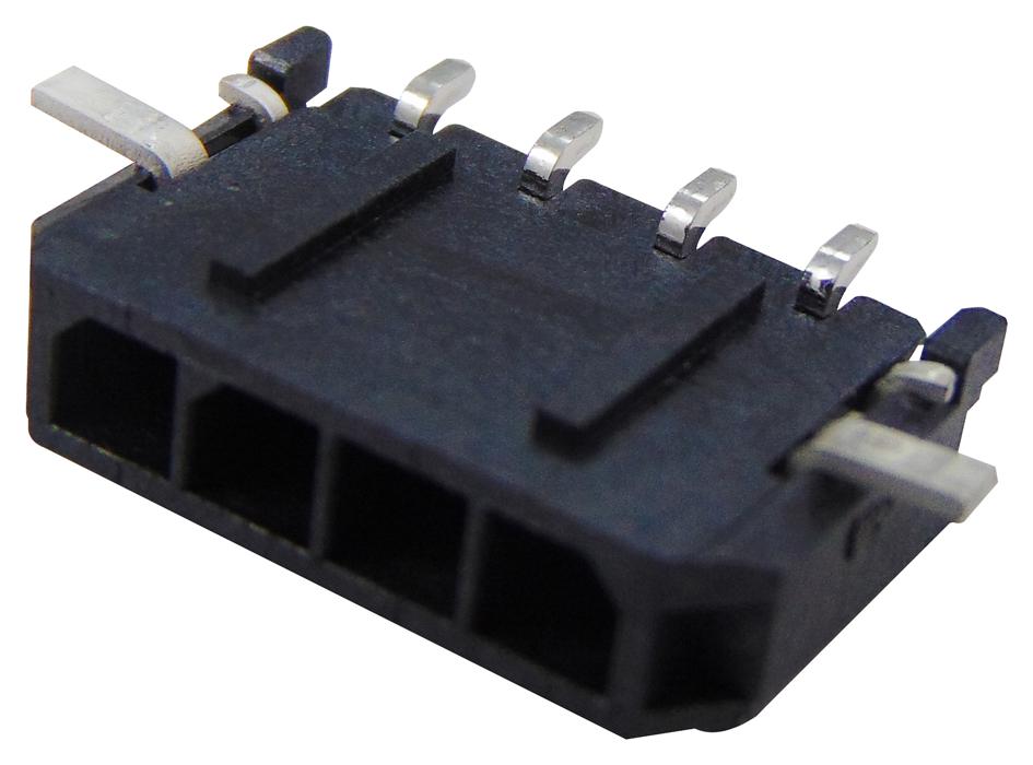 43650-0412 CONNECTOR, HEADER, 4POS, 1ROW, 3MM MOLEX