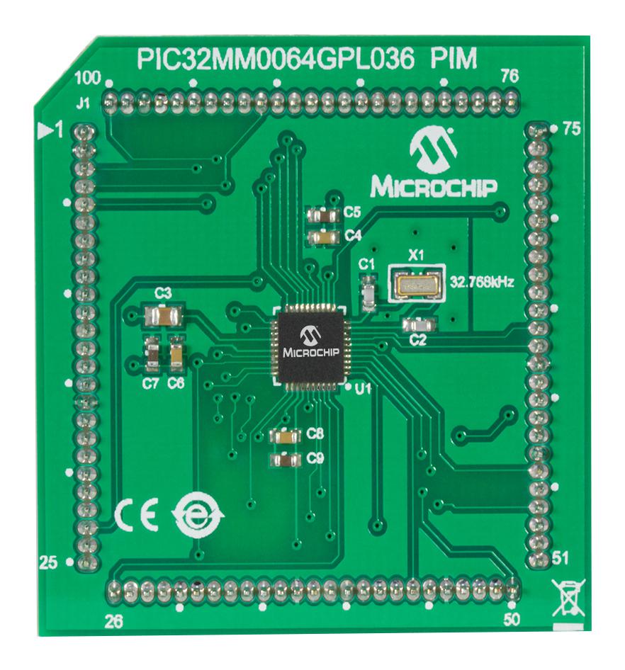 MA320020 PLUG-IN BOARD, PIC32 MICROCONTROLLER MICROCHIP