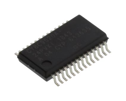 CY8C9520A-24PVXI I/O EXPANDER, 20BIT, 400KHZ, SSOP-28 CYPRESS - INFINEON TECHNOLOGIES