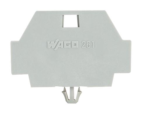 261-371 END PLATE, MODULAR TERMINAL BLOCK WAGO