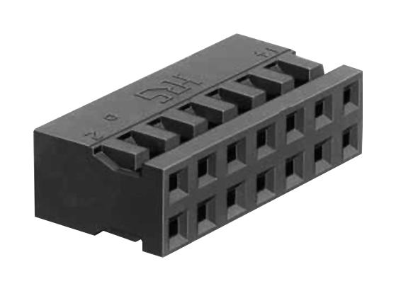 A3B-8D-2C RECEPTACLE HOUSING, 8POS, 2ROW, 2MM HIROSE(HRS)