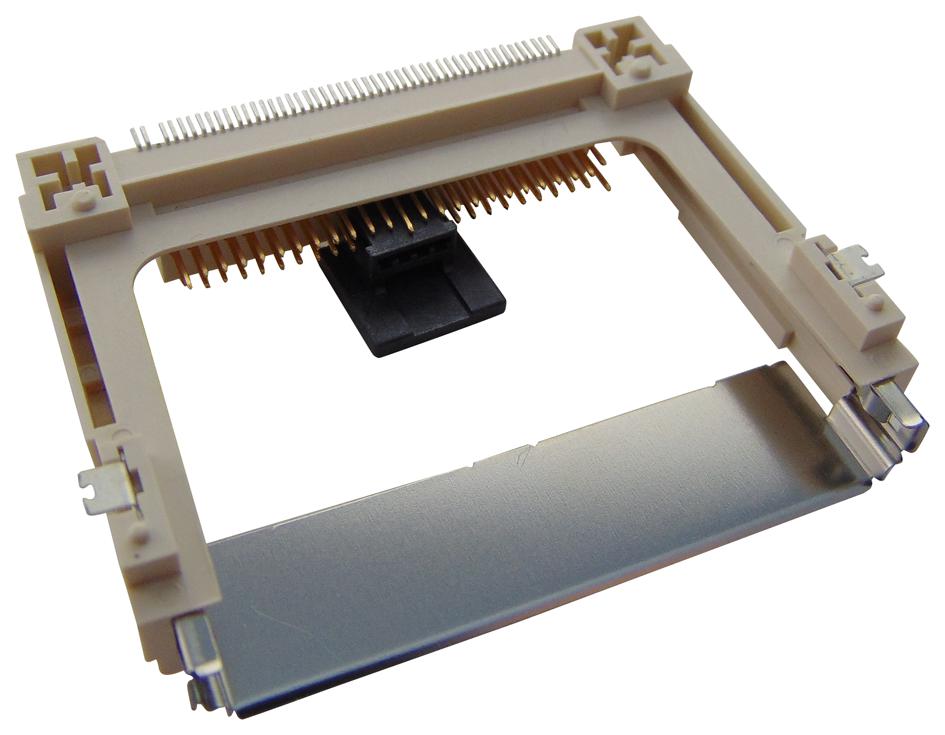 N7E50-N516RB-50-WF CF CARD HEADER, TYPE II, 50POS, SMT 3M