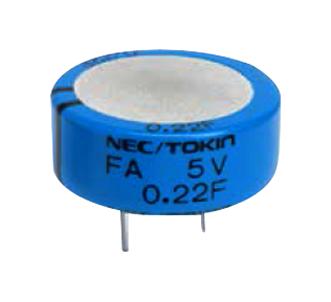 FA0H474ZF CAP, 0.47F, 5.5V, SUPER CAP, RADIAL KEMET