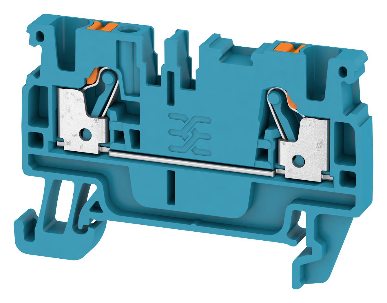 1521880000 TERMINAL BLOCK, DIN RAIL, 2POS, 12AWG WEIDMULLER