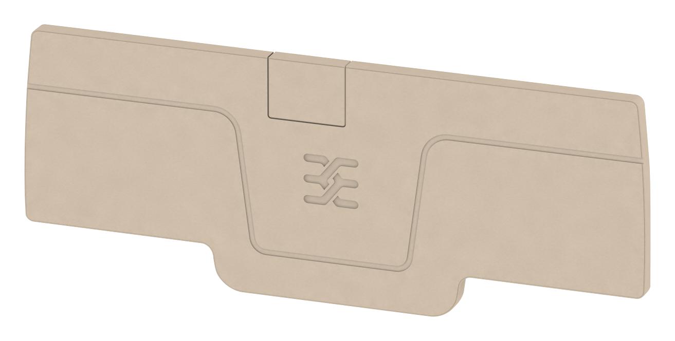 1521530000 END PLATE, BEIGE, FEED THRU TERM BLOCK WEIDMULLER