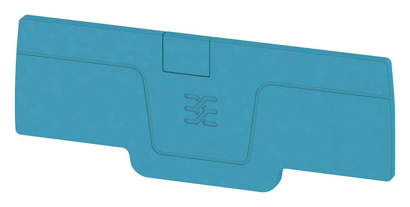 1521640000 END PLATE, FEED THRU TERM BLOCK, BLUE WEIDMULLER