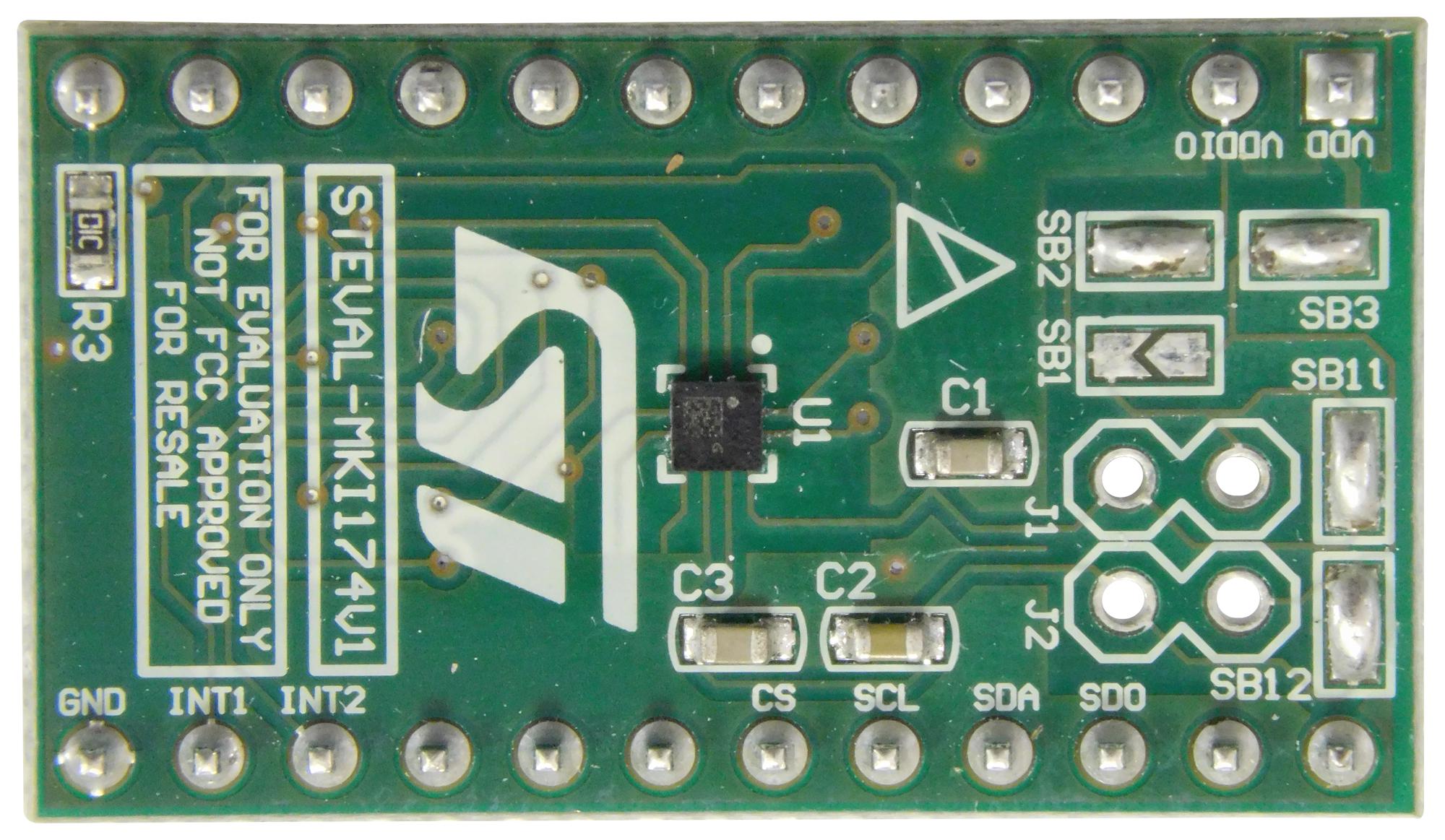 STEVAL-MKI174V1 ADAPTER BOARD, DIGITAL O/P MOTION SENSOR STMICROELECTRONICS