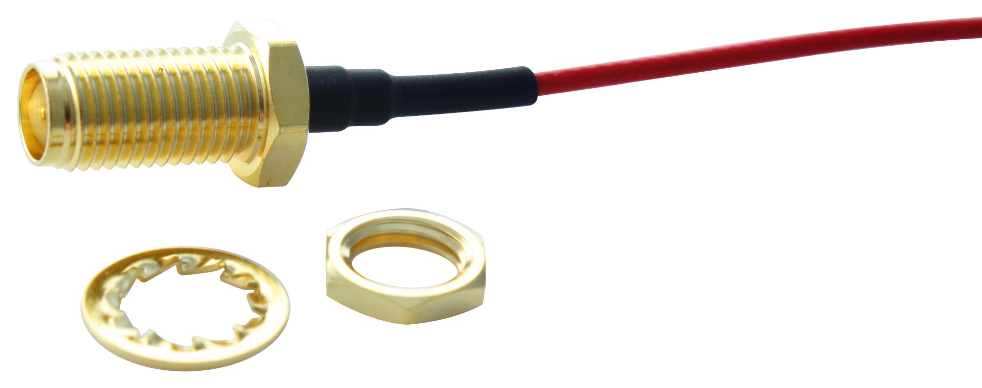 MC001478 RF CABLE ASSY, SMA JACK-SMA PLUG, 150MM MULTICOMP PRO