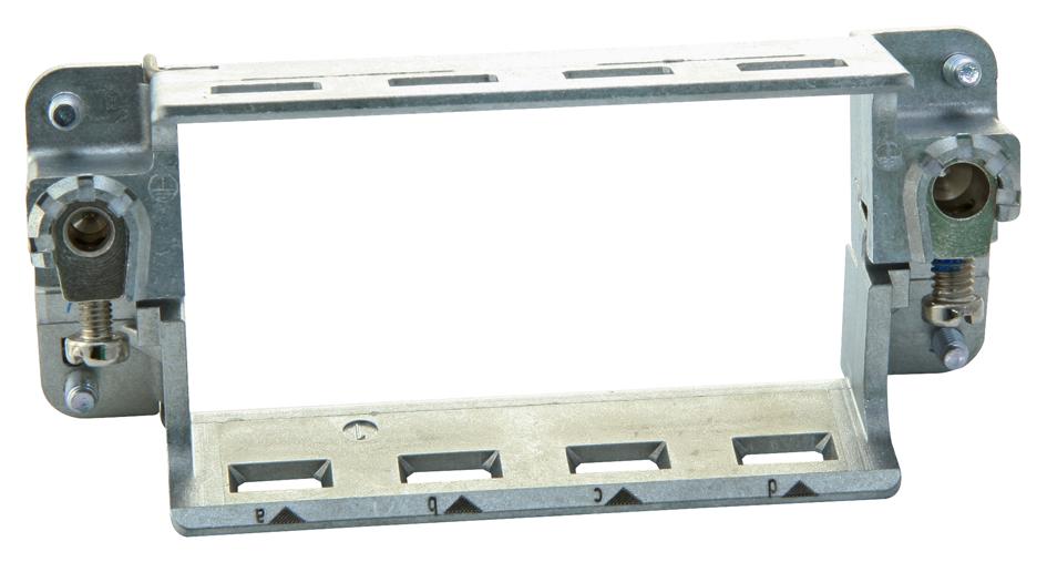 09140160371 HINGED FRAME, SIZE 16B, 4 MODULE HARTING