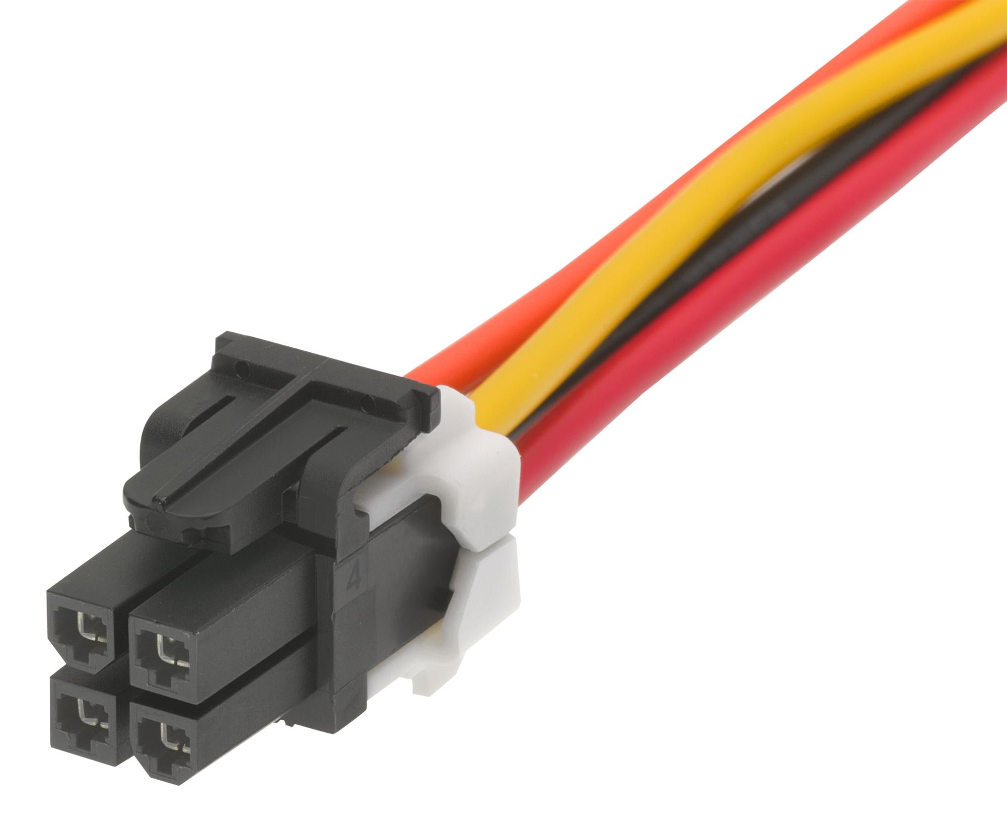 45135-0401 CABLE ASSY, 4P RCPT-RCPT, 150MM MOLEX