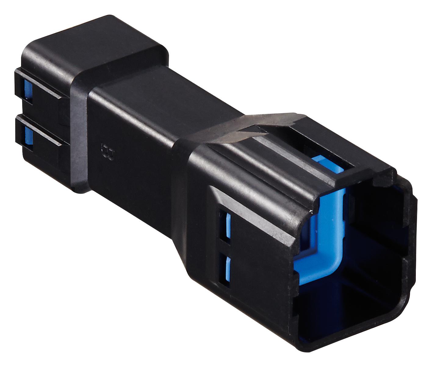 DF63W-2EP-3.96C PLUG CONNECTOR, 2POS, PBT, BLACK HIROSE(HRS)