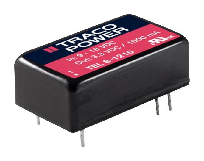 TEL 8-2412 DC-DC CONVERTER, 12V, 0.665A TRACO POWER