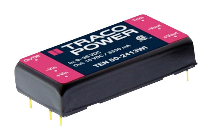 TEN 50-4815WI DC-DC CONVERTER, 24V, 2.08A TRACO POWER