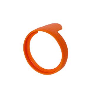 PXR-3-ORANGE CODING RING, PHONE RING, ORANGE NEUTRIK