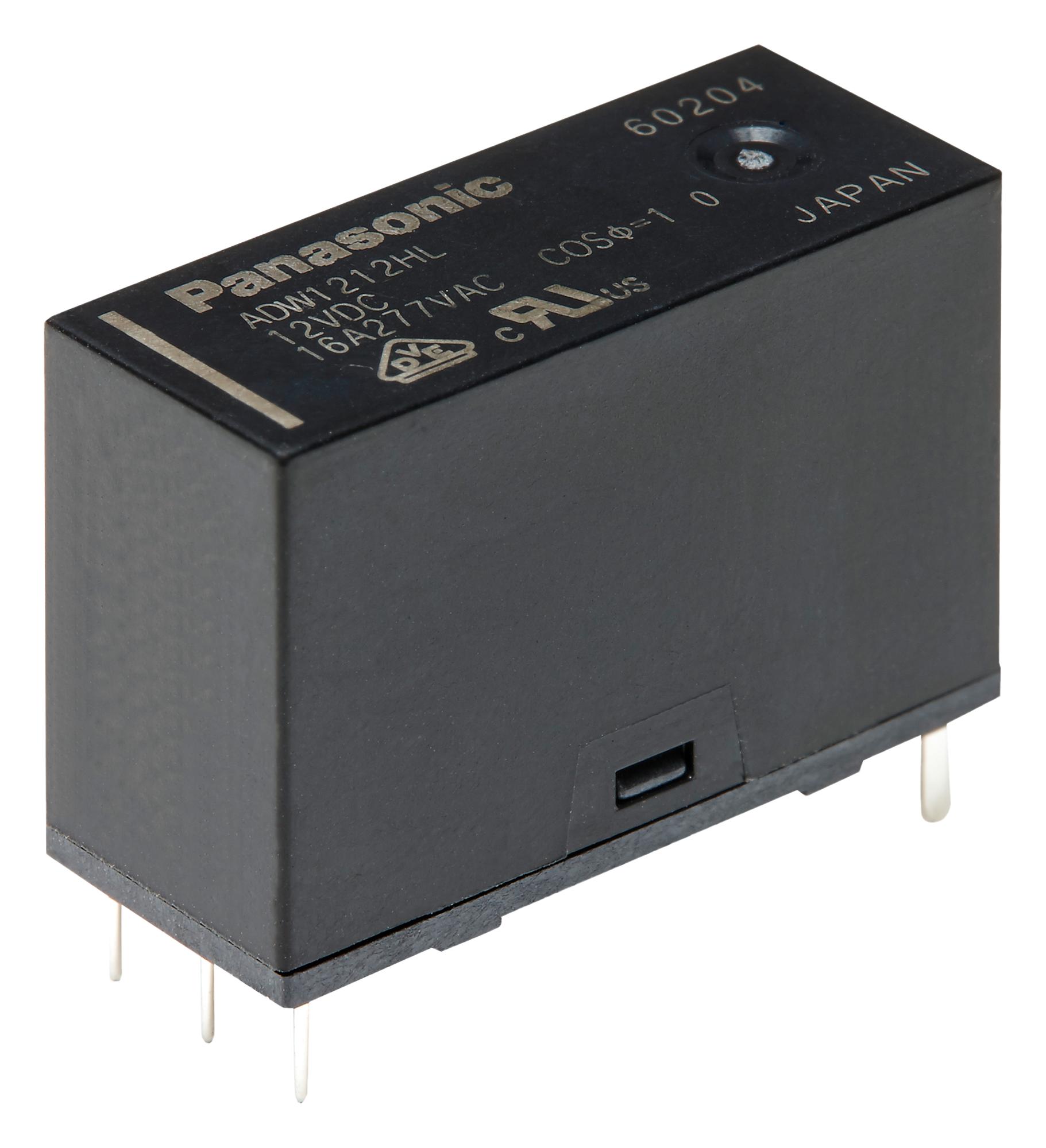 ADW1124HTW POWER RELAY, SPST-NO, 16A, 277VAC, TH PANASONIC