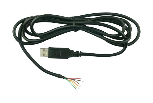 TTL-234X-5V-WE CABLE, USB TO UART/FREE END, 1.8M FTDI