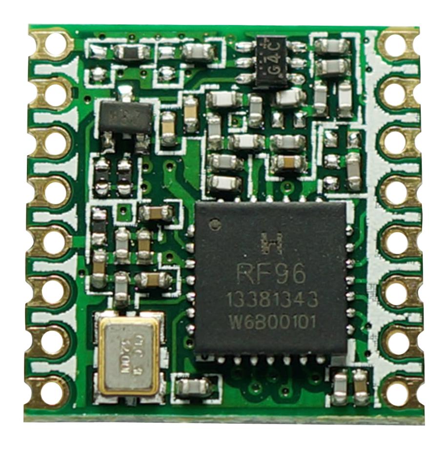 RFM95W-915S2 RF TRANSCEIVER MODULE, 915MHZ, 13DBM HOPERF