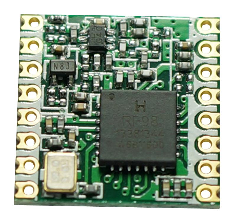 RFM98W-433S2 RF TRANSCEIVER MODULE, 433MHZ, 13DBM HOPERF