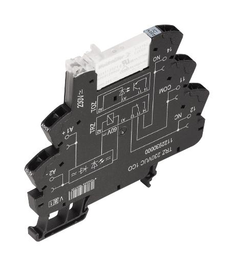 1122970000 POWER RELAY, SPDT, 6A, 250VAC, DIN RAIL WEIDMULLER