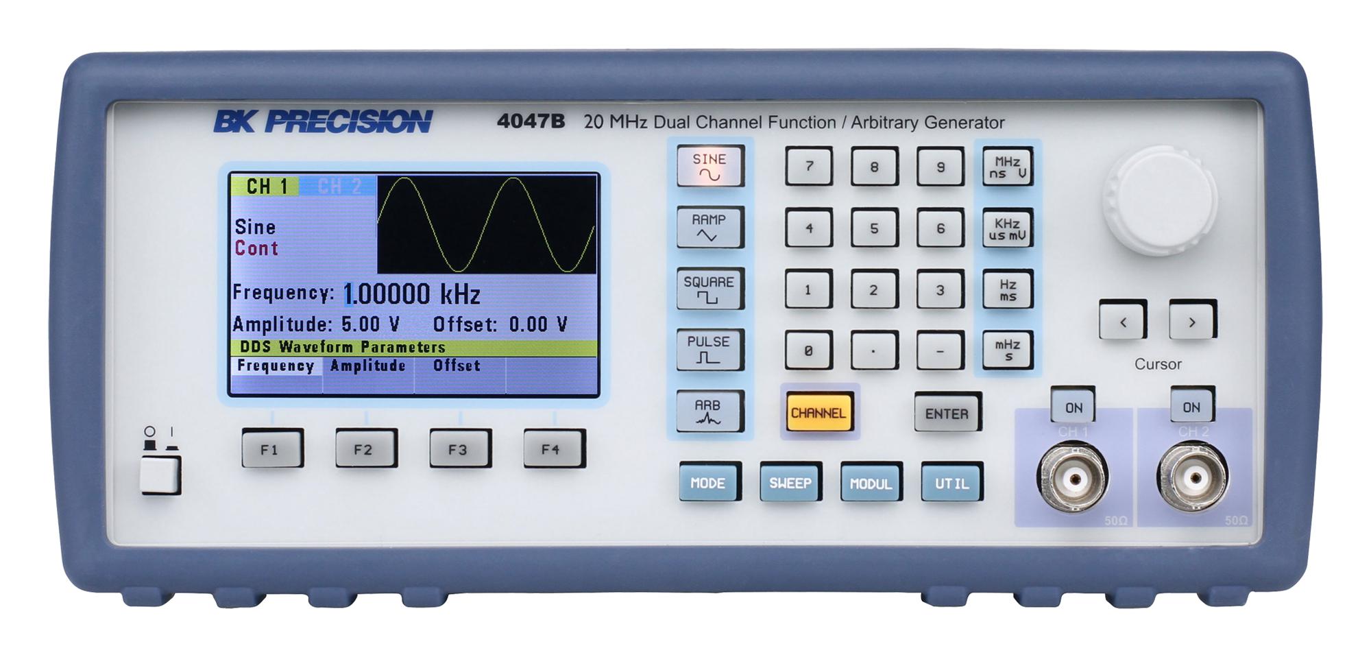 BK4047B WAVEFORM GENERATOR, DUAL CHANNEL, 20MHZ B&K PRECISION