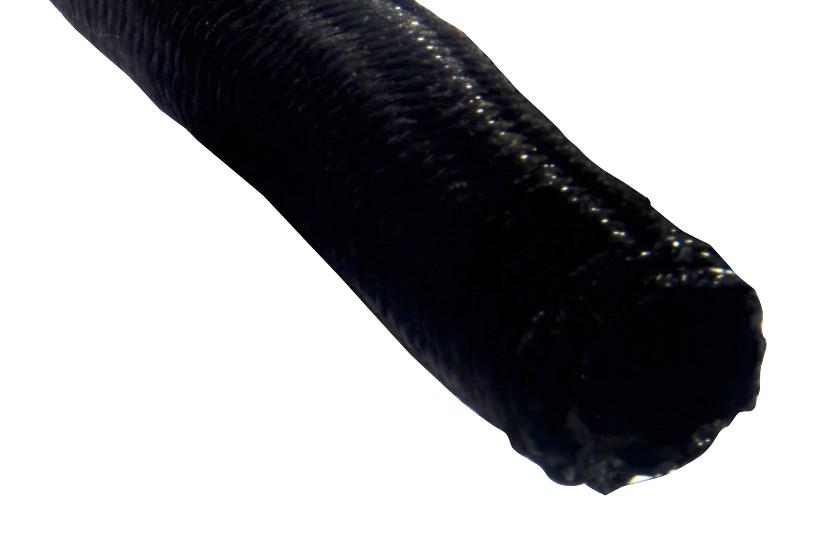 PP001397 SILENT BRAIDED WRAP, PET, BLK, 100M MULTICOMP PRO