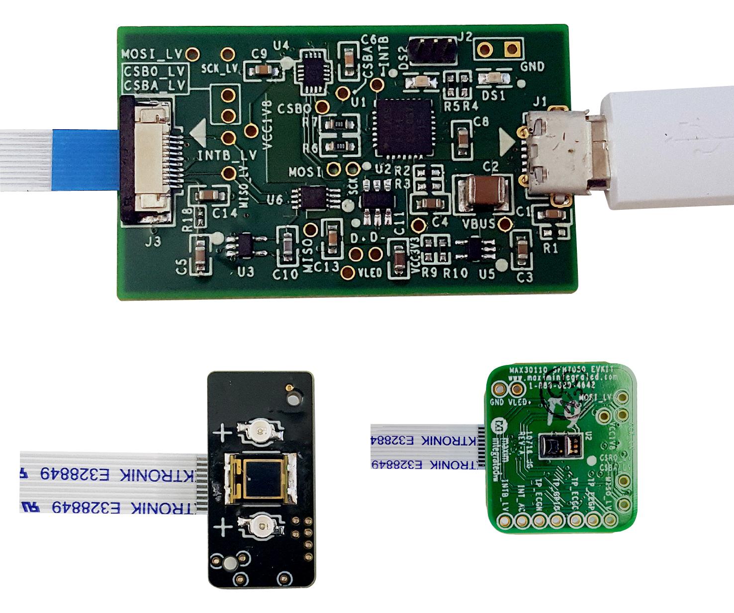 MAX30110ACCEVKIT# EVAL BOARD, OPTICAL DATA ACQUISITION MAXIM INTEGRATED / ANALOG DEVICES