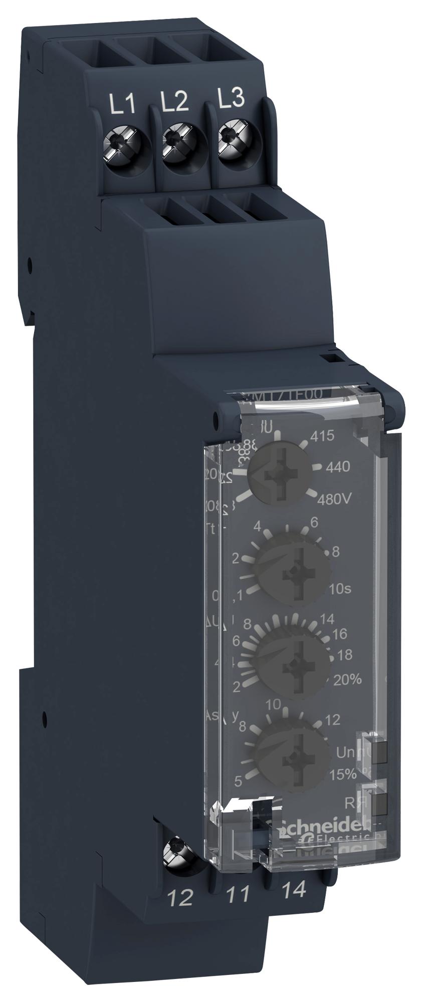 RM17UB310 VOLTAGE CONTROL RELAY, SPDT, 183V-528V SCHNEIDER ELECTRIC