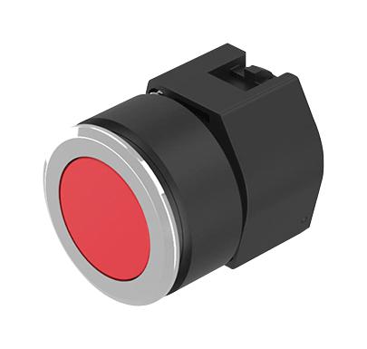 704.012.218 PUSHBUTTON ACTUATOR, ROUND, RED, 35MM EAO
