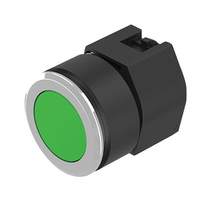 704.012.518 PUSHBUTTON ACTUATOR, ROUND, GREEN, 35MM EAO